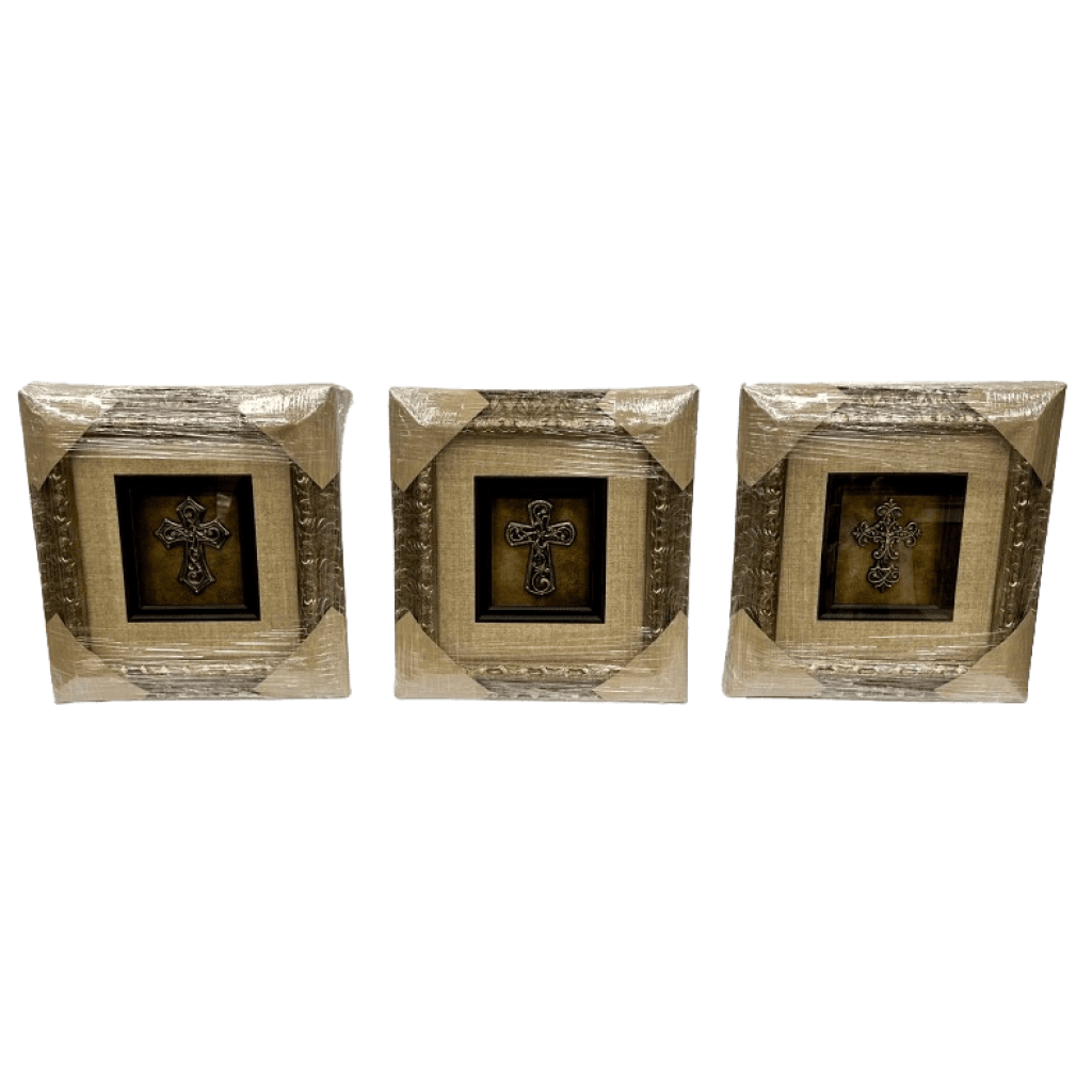 Cross Solid Color Three Piece Set
