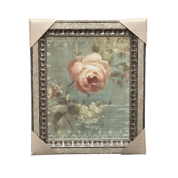 Vintage Rose with Crystals