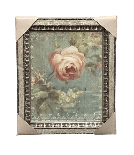 Vintage Rose with Crystals