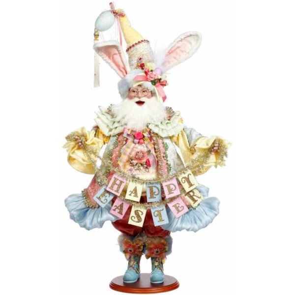 Mark Roberts Collectible Father Easter with Banner 26"