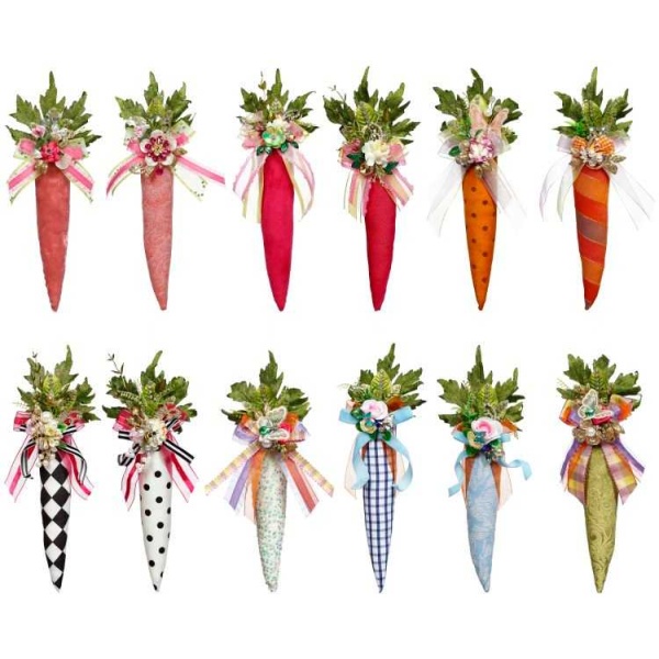 Mark Roberts Jeweled Embellished Carrots, Assortment of 12 - 9.5in