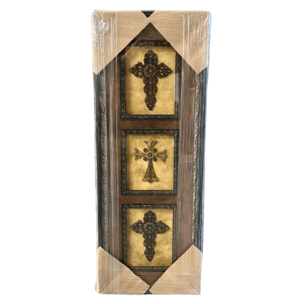 3 in 1 Vertical Jeweled and Crystal Cross