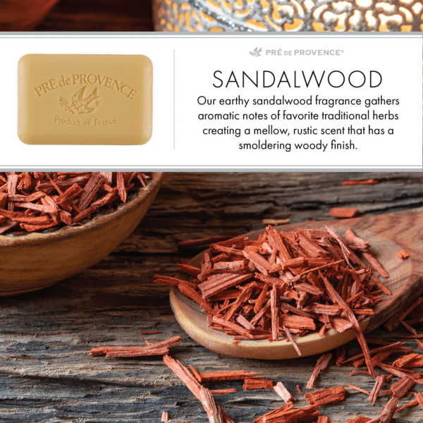 Sandalwood Soap Bar 250G Made in France - Image 2