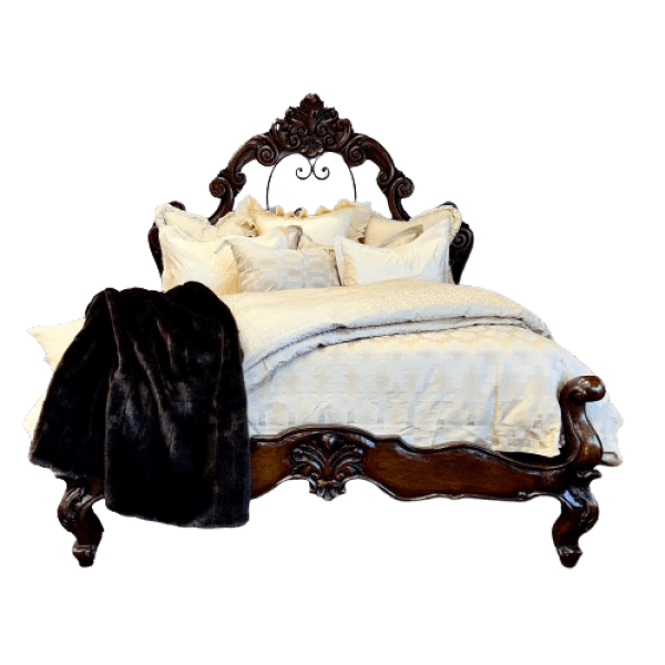 Buttercream Silk Damask King Double Duvet Set