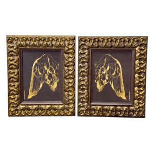 Angel Wings Set of 2 with Crystals