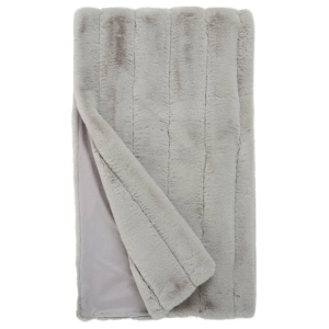 Luxury Sterling Faux Fur Throw