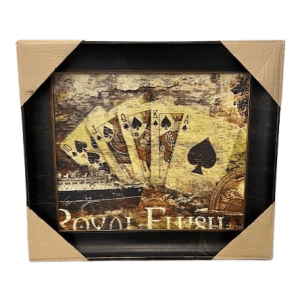 Framed Royal Flush