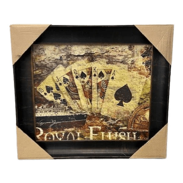 Framed Royal Flush