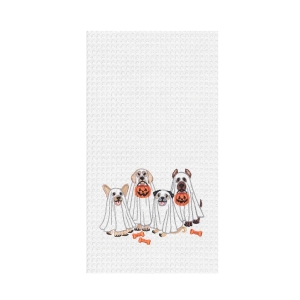 Ghost Dog Kitchen Towel