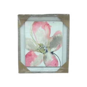 Pink Watercolor Recessed Flower