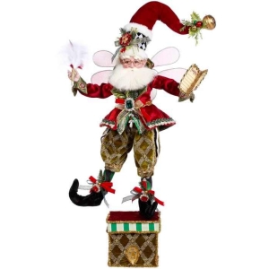 Mark Roberts Collectible Checking His List Fairy Stocking Holder 23in