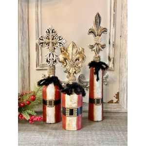 Michelle Butler Designs Santa Bottles