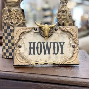Michelle Butler Howdy Plaque