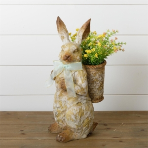 Standing Bunny with Basket