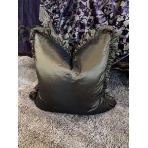 Bronze Silk Taffeta Pillow 30x30