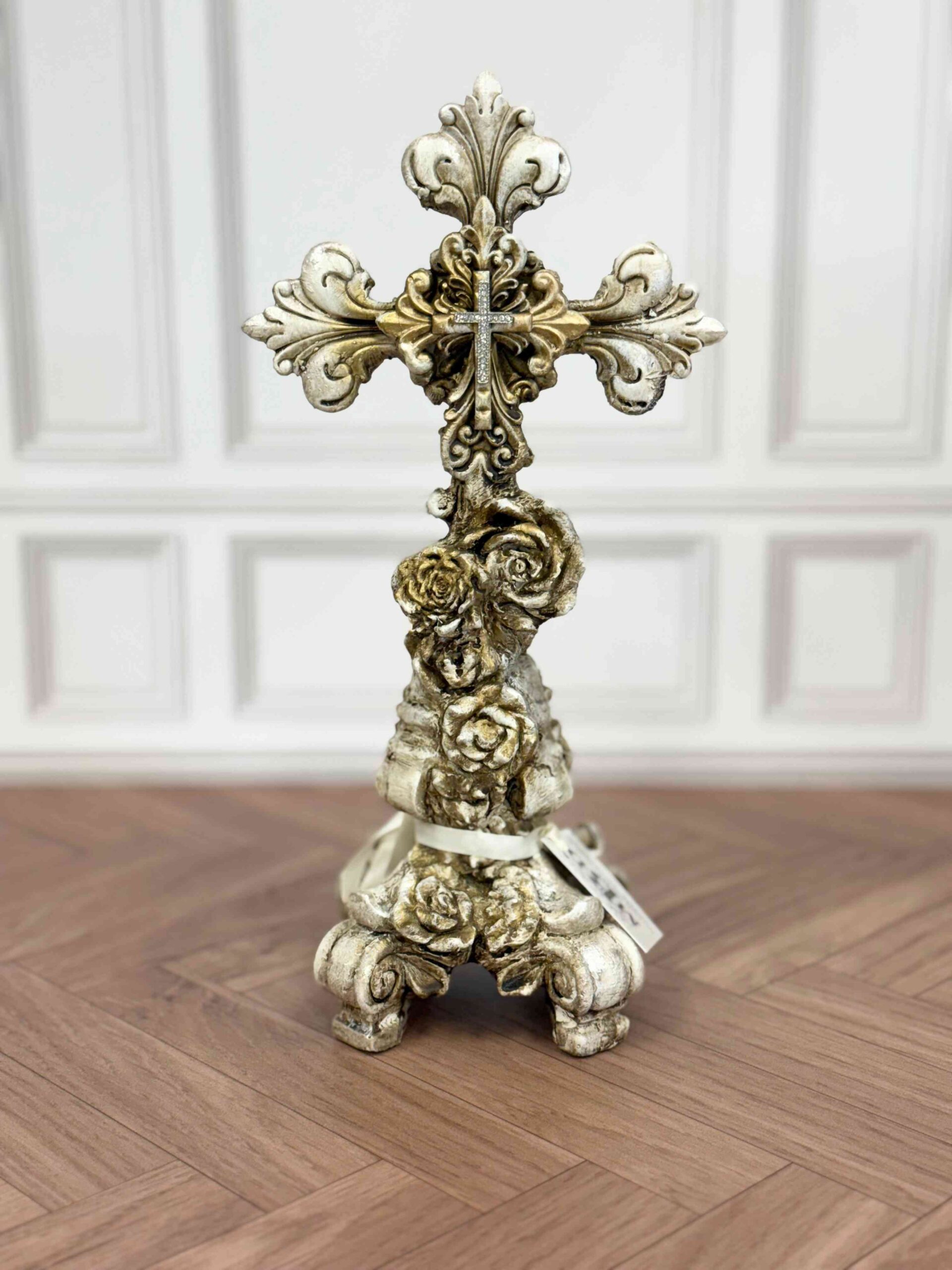 Michelle Butler Designs Rose Cross on Stand V1