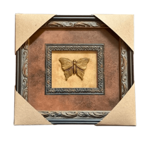 Framed Butterfly with Crystals