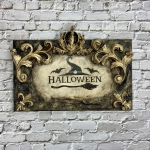 Halloween Witch Hat with Scrolls